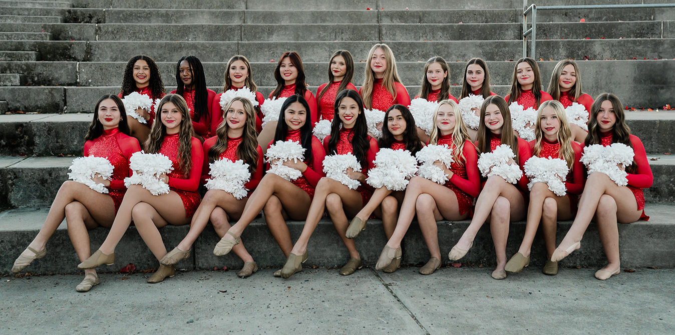 Dance team team photo